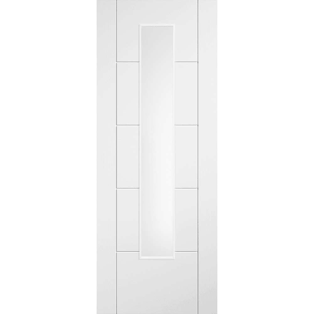 LPD Ladder White Fully Finished Laminated Internal Glazed Door