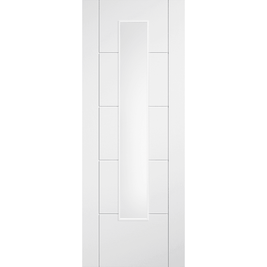 LPD Ladder White Fully Finished Laminated Internal Glazed Door