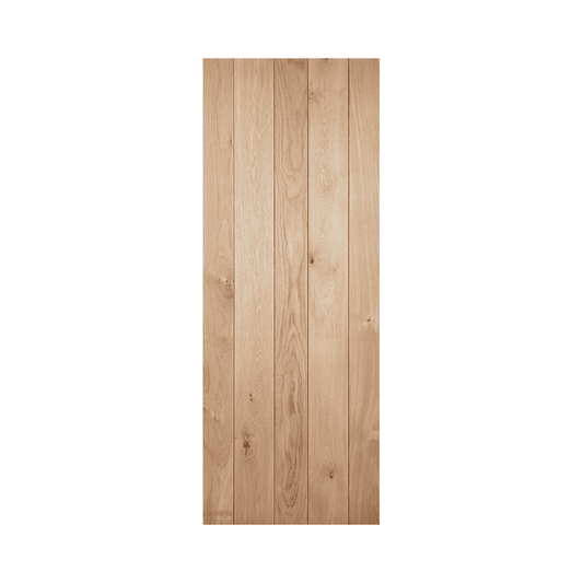 LPD Ledged And Braced Unfinished Internal Oak Door NOSRUS