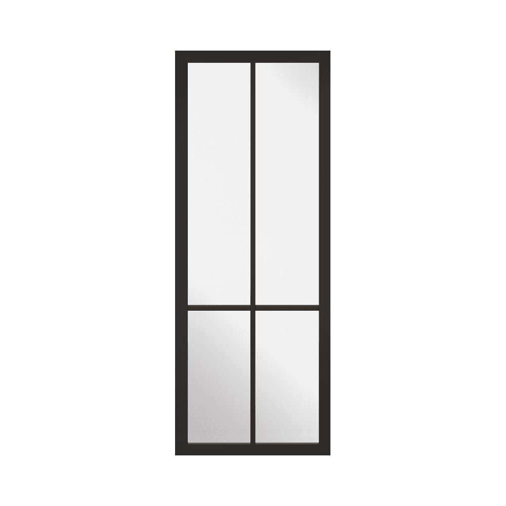 LPD Liberty Black Internal Clear Glazed Door LIBBLA