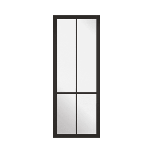 LPD Liberty Black Internal Clear Glazed Door LIBBLA