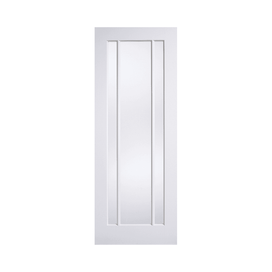 LPD Lincoln Glazed Primed White Internal Door WFLINCOLNG
