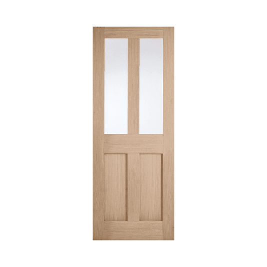 LPD London Fully Finished Glazed Oak Internal Door PFOLONG