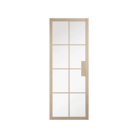LPD Malvern Fully Finished Blonde Oak Internal Clear Glazed Door MALOAK
