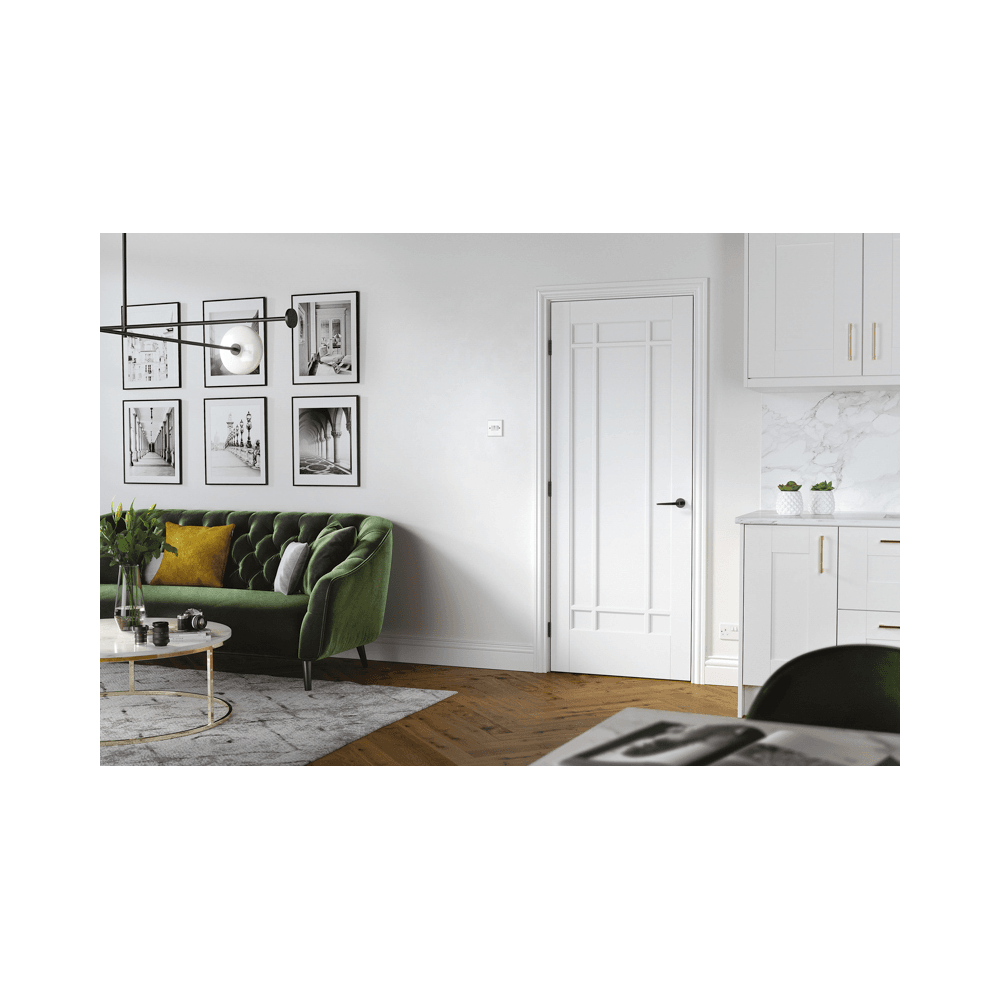 LPD Manhattan Primed White Internal Door WFMAN9P, view 2