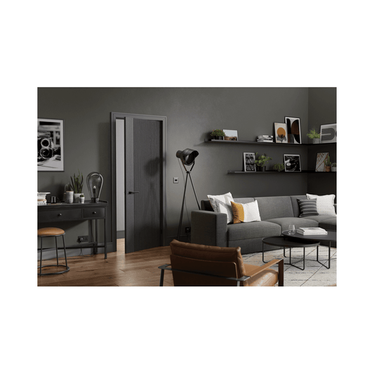 LPD Melbourne Ash Grey Fully Finished Internal Door ASHMEL