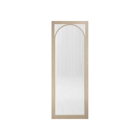LPD Melrose Fully Finished Blonde Oak Internal Reeded Glazed Door MELOAKREE
