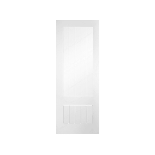 LPD Mexicano 3/4 Glazed Primed White Internal Door WFMEX1L