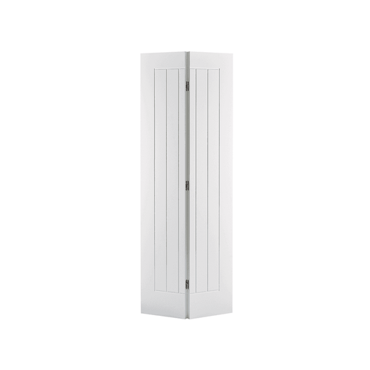 LPD Mexicano Bi-Fold Primed White Internal Door BFWFMEX