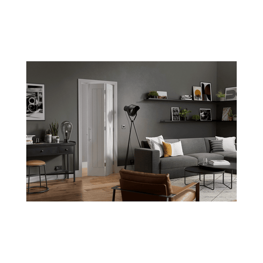 LPD Mexicano Bi-Fold Primed White Internal Door BFWFMEX