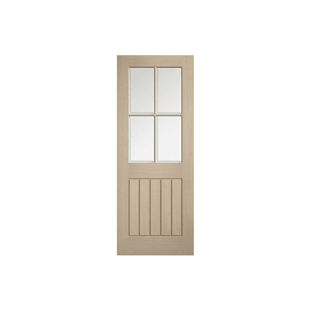 LPD Mexicano Blonde Oak 4L Glazed Internal Door BLPFOMEX4L