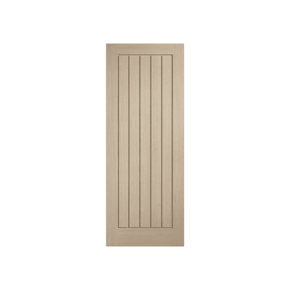 LPD Mexicano Blonde Oak Fully Finished Fire Door BLPFOMEXFC