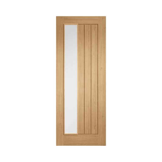LPD Mexicano Fully Finished Clear Offset Glazed Door PFOMEXOSCG