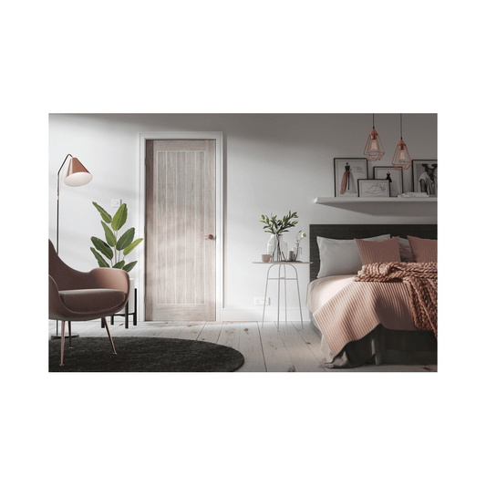 LPD Mexicano Light Grey Fully Finished Internal Laminated Door LAMLGRMEX