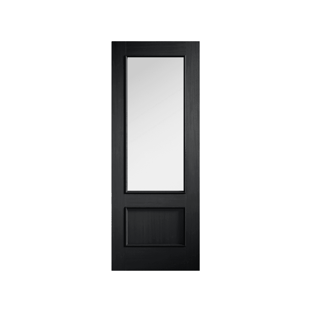 LPD Murcia Charcoal Black Glazed Fully Finished Internal Door MURBLAGL