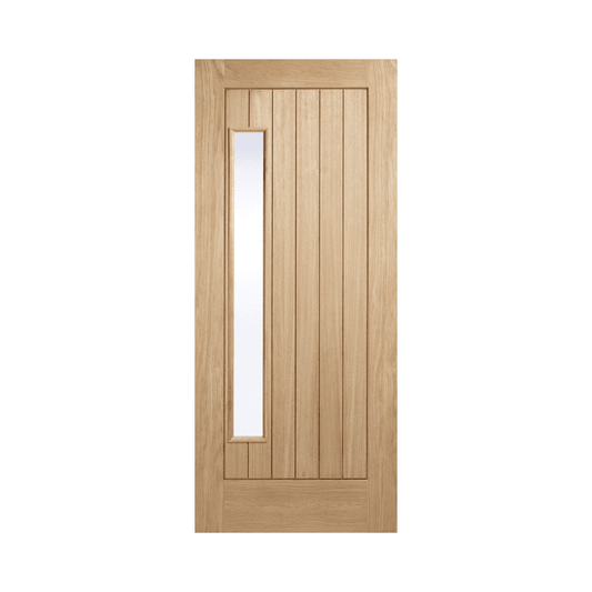 LPD Newbury Glazed Oak External Door OWDNEW