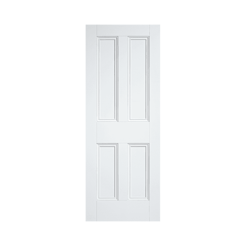 LPD Nostalgia 4 Panel Primed White Internal Door WFNOS4P