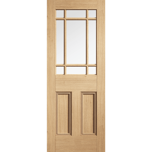 LPD Oak Downham Unfinished Internal Door PPDOWCGOAK