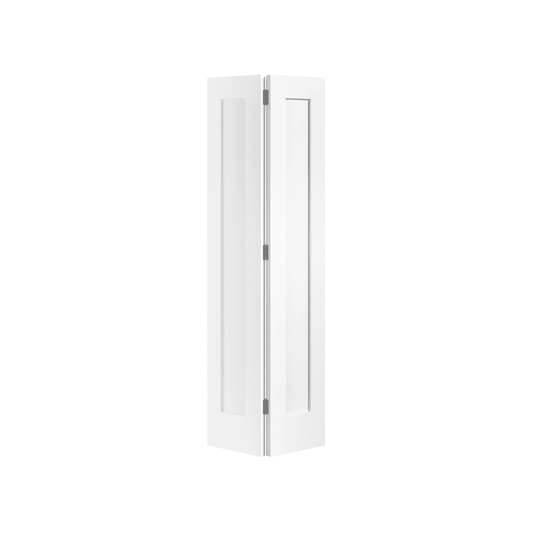 LPD Pattern 10 Bi-Fold Glazed Primed White Internal Door BFWFP10G