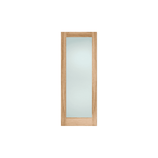 LPD Pattern 10 Frosted Unfinished Oak Internal Door OP10FG
