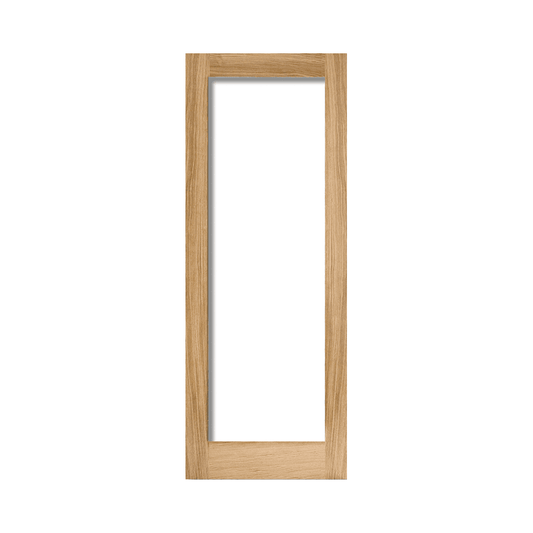 LPD Pattern 10 Glazed Unfinished Oak Internal FD30 Fire Door OP10GFC