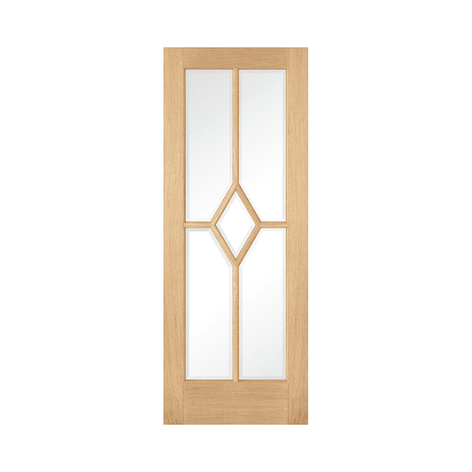 LPD Reims Glazed Fully Finished Internal Oak Door PFOREICG