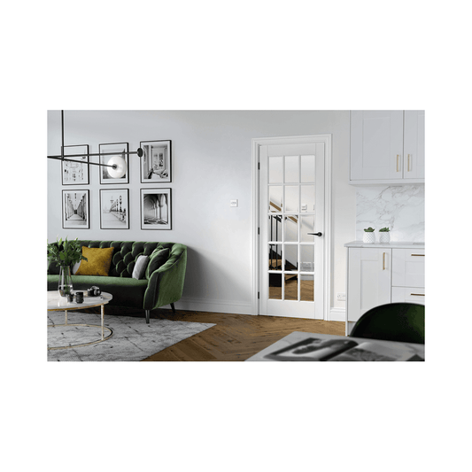 LPD SA Glazed Primed White Internal Door WFSA