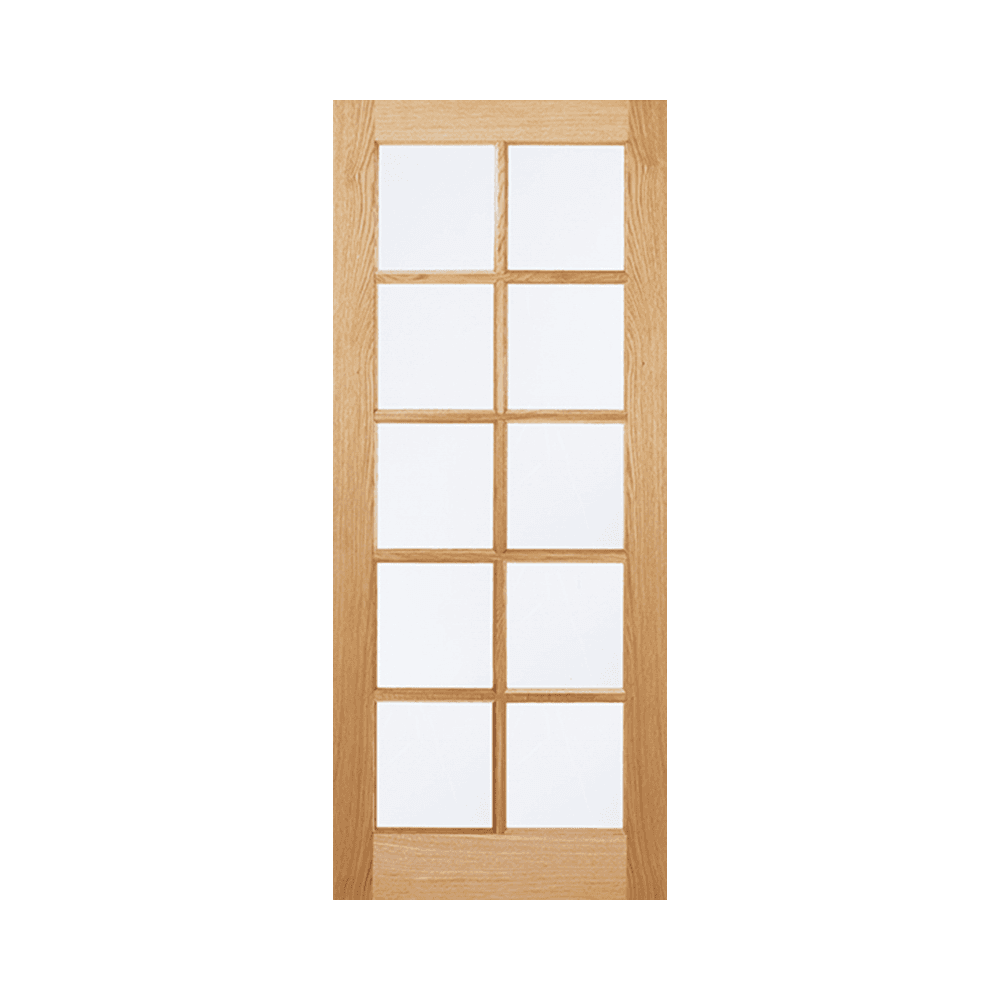 LPD SA Glazed Unfinished Oak Internal Door OSA10G