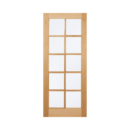 LPD SA Glazed Unfinished Oak Internal Door OSA10G