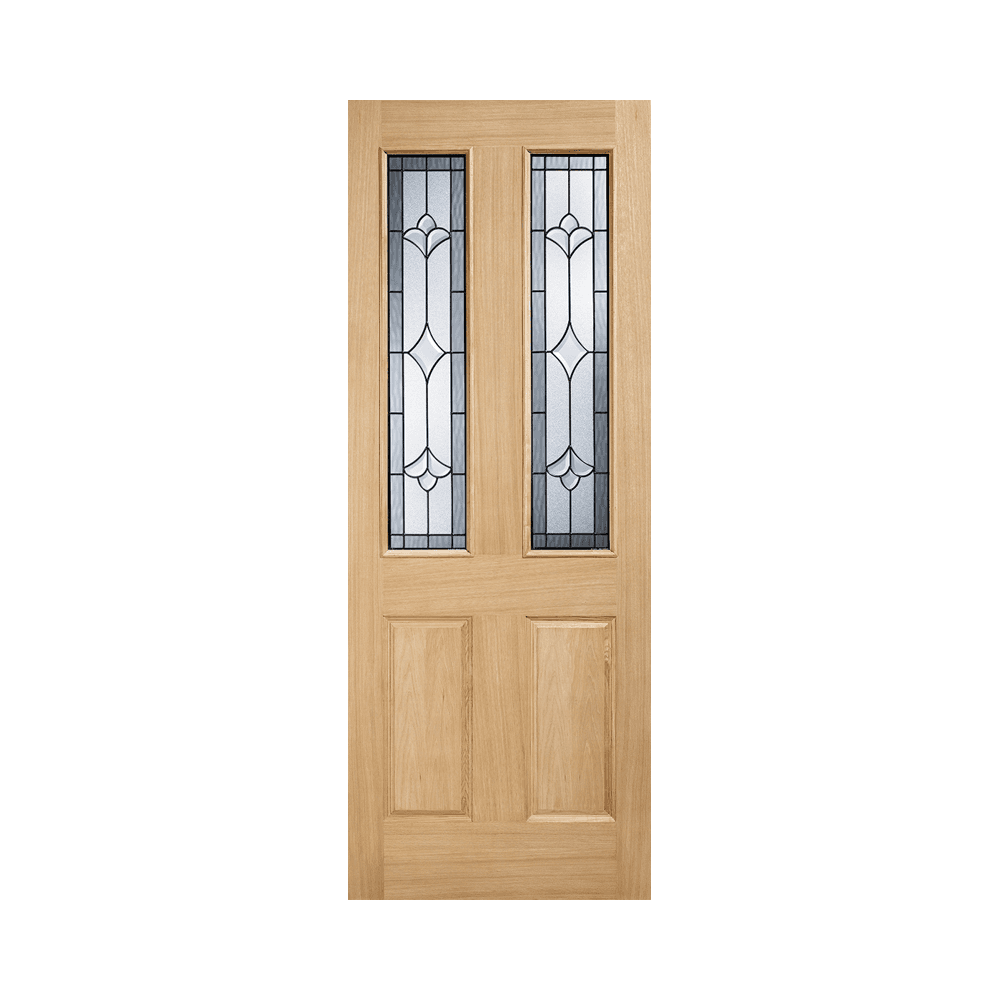 LPD Salisbury Glazed Oak External Door OWDSAL