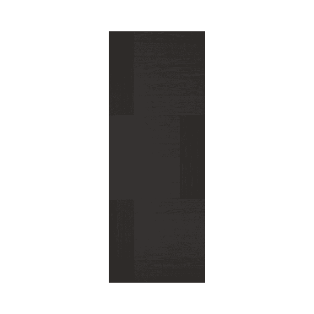 LPD Seis Charcoal Black Fully Finished Internal Fire Door SEIBLAFC