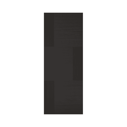 LPD Seis Charcoal Black Fully Finished Internal Fire Door SEIBLAFC