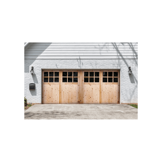 LPD Single Glazed Garage Redwood External Door RGAR30170
