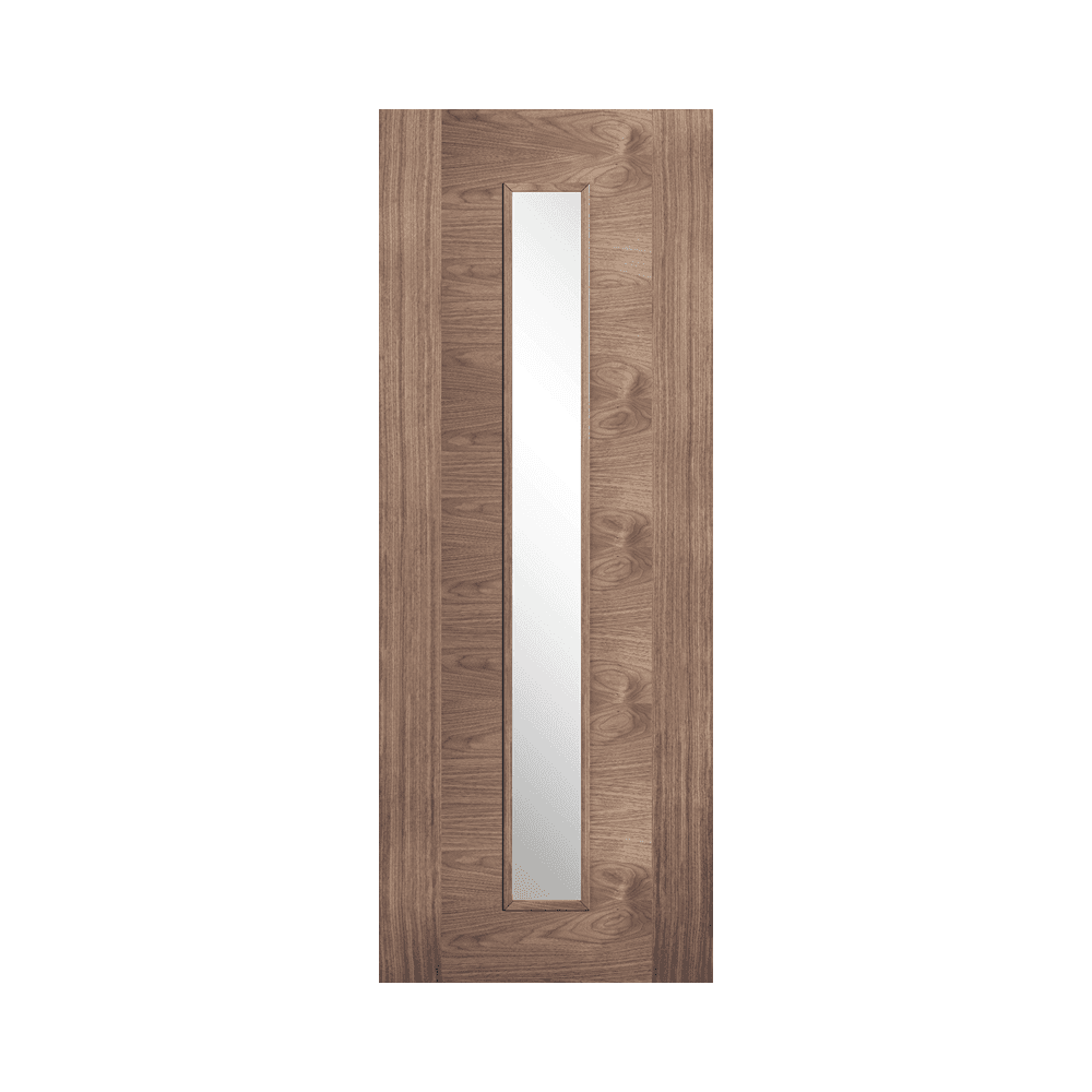 LPD Sofia Glazed Fully Finished Internal Walnut Door WSOFIAGL