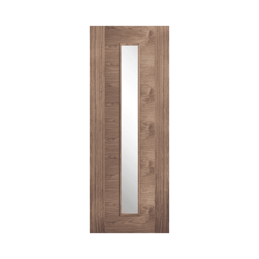 LPD Sofia Glazed Fully Finished Internal Walnut Door WSOFIAGL