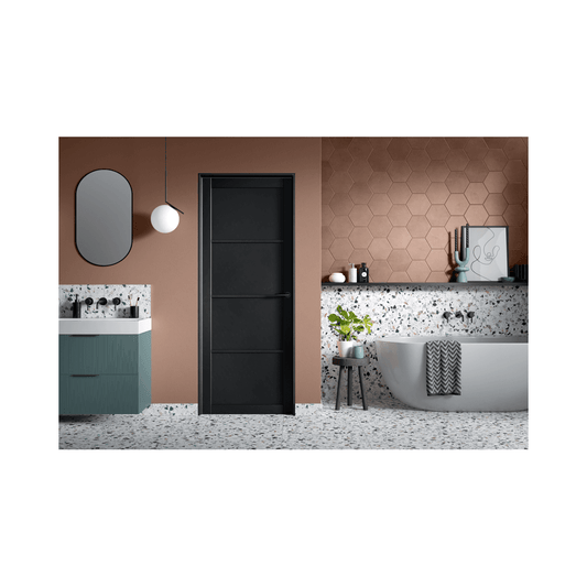 LPD Soho Black Internal Door SOHSOLBLA