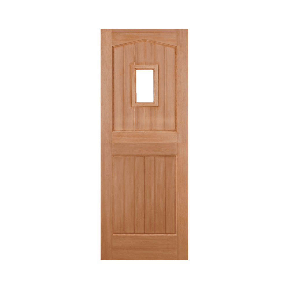 LPD Stable 1 Light Unglazed M&T Hardwood External Door MTBAR