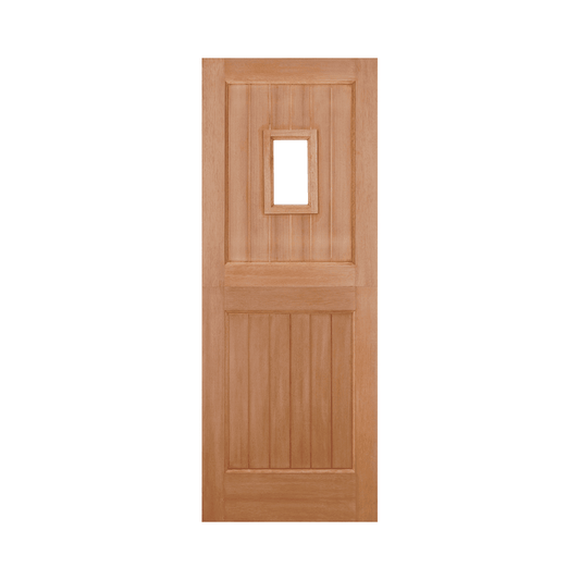LPD Stable 1L Straight Top Unglazed Hardwood External Door MTBARSTR