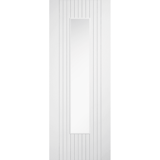 LPD Sydney Fully Finished Laminated White Internal Glazed Door LAMWHISYDGL
