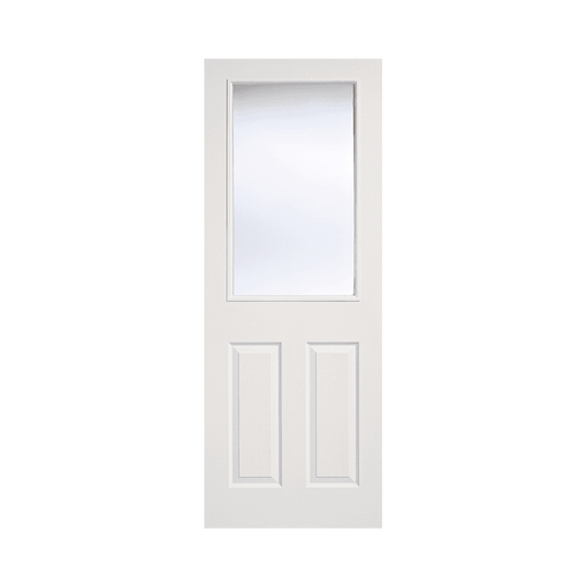 LPD Textured 2 Panel / 1 Light Glazed Internal Door TEX2P1L