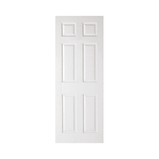 LPD Textured 6 Panel White Internal Door TEX6P