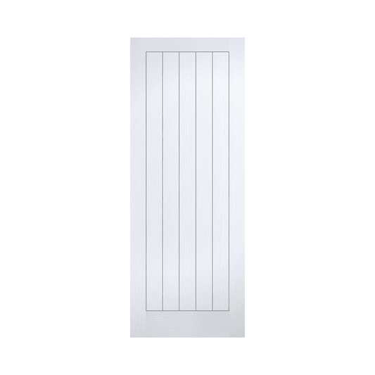 LPD Textured Vertical 5 Panel Internal White Primed Door TEXV5P
