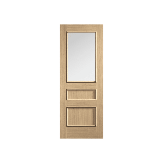 LPD Toledo Glazed Fully Finished Internal Oak Door TOLOAKGL