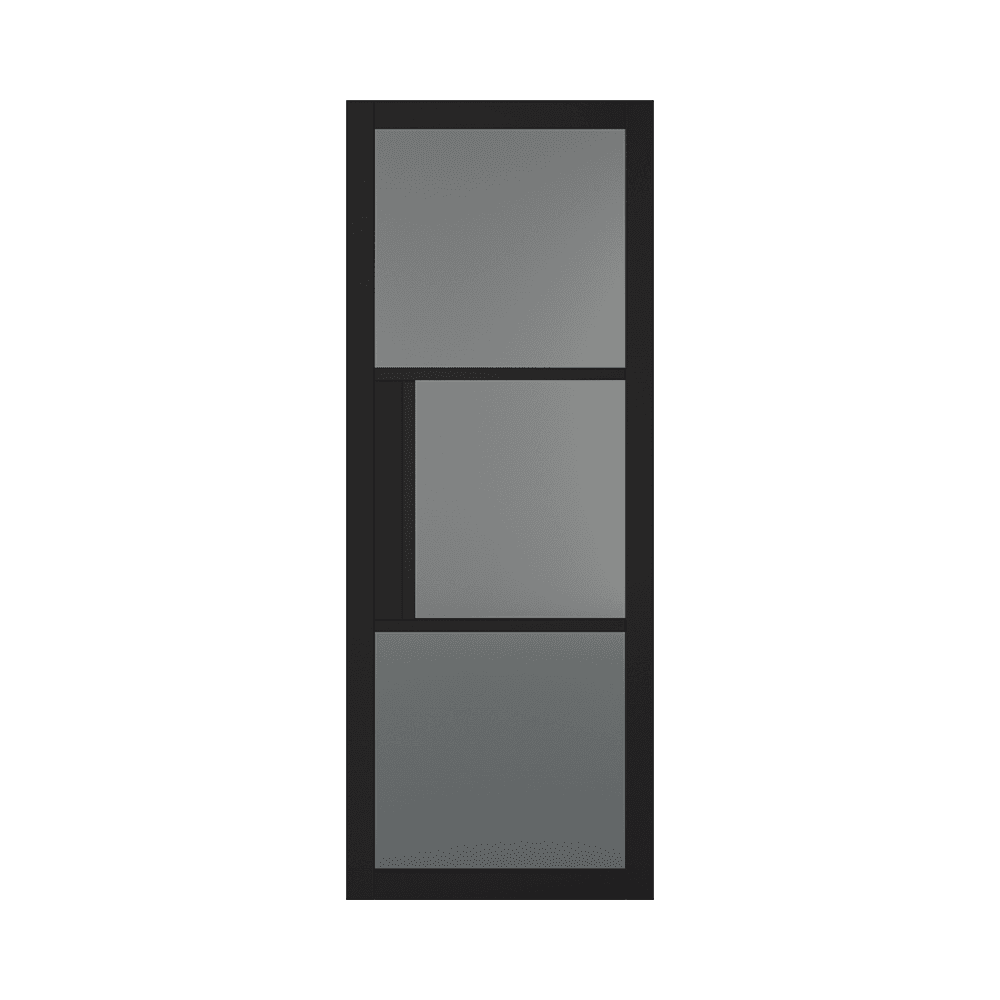 LPD Tribeca Black Internal Tinted Glazed Door TRIBLATINT