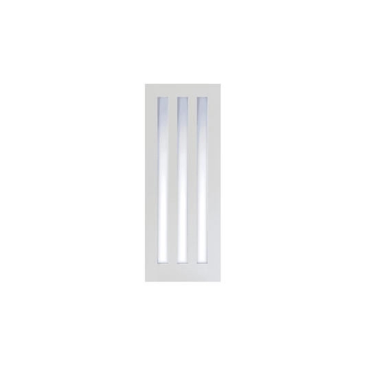 LPD Utah Clear Glazed Primed White Internal Door WFUTAH