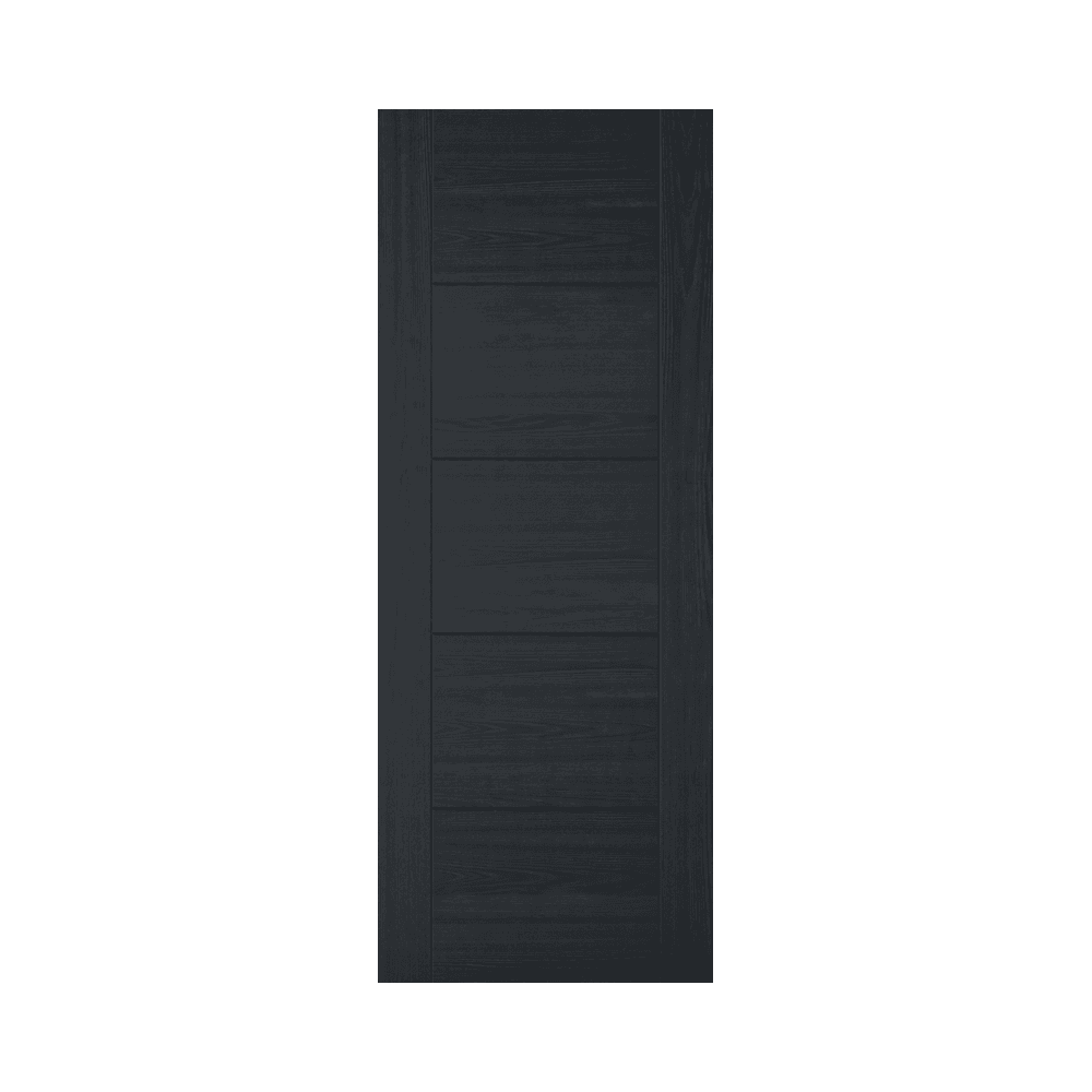 LPD Vancouver Charcoal Black Fully Finished Internal Fire Door VANBLAFC