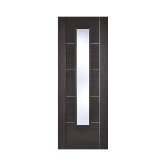 LPD Vancouver Dark Grey Glazed Fully Finished Internal Laminated Door LAMDGRVANGL