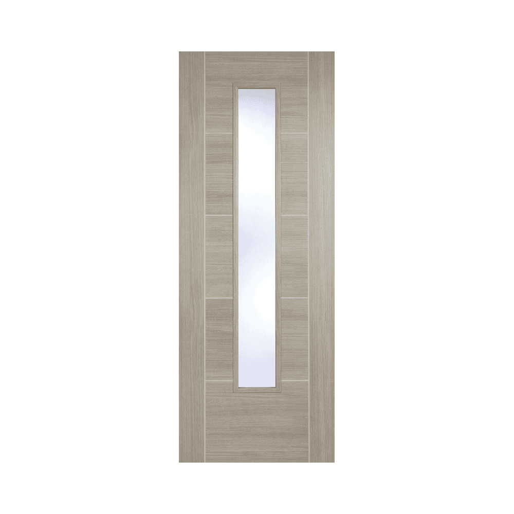 LPD Vancouver Light Grey Glazed Fully Finished Internal Laminated Door LAMLGRVANGL