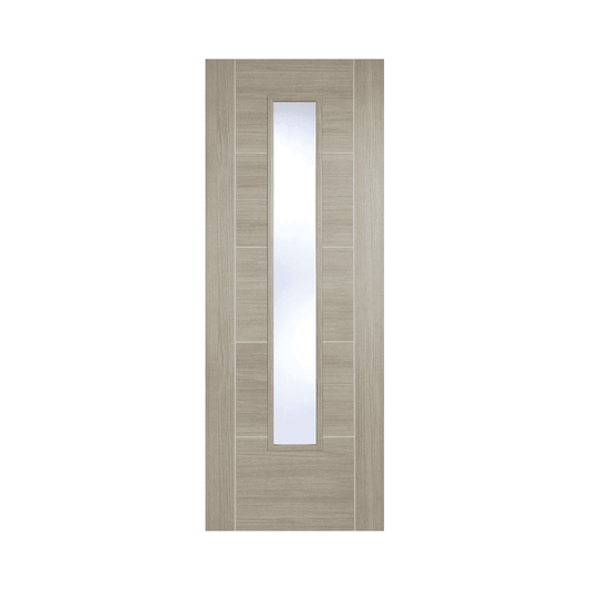 LPD Vancouver Light Grey Glazed Fully Finished Internal Laminated Door LAMLGRVANGL