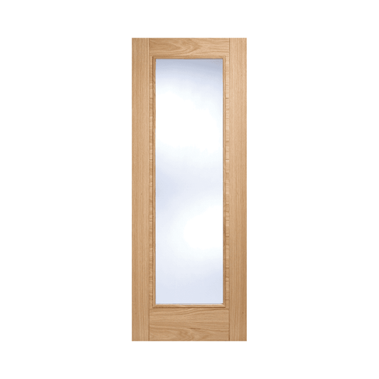 LPD Vancouver Pattern 10 fully finished internal clear glazed fire door